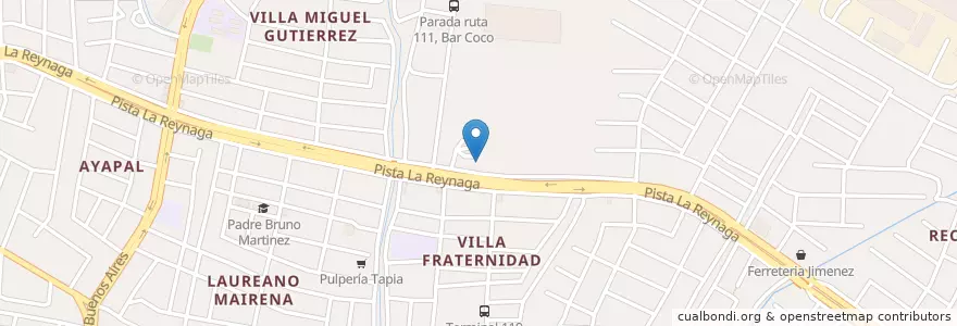 Mapa de ubicacion de Venta de Pupusas en ニカラグア, マナグア県, Managua (Municipio).