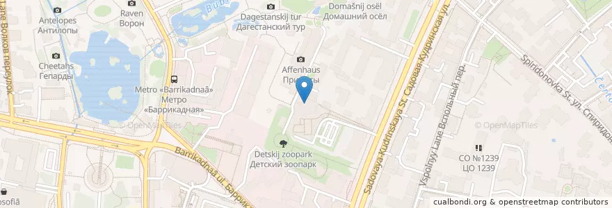Mapa de ubicacion de Телескоп en Rusia, Центральный Федеральный Округ, Москва, Центральный Административный Округ, Пресненский Район.