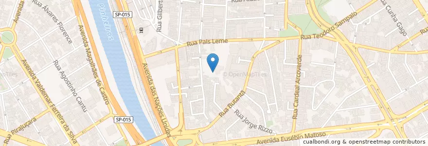 Mapa de ubicacion de Ponto de Táxi Preto en Бразилия, Юго-Восточный Регион, Сан-Паулу, Região Geográfica Intermediária De São Paulo, Região Metropolitana De São Paulo, Região Imediata De São Paulo, Сан-Паулу.