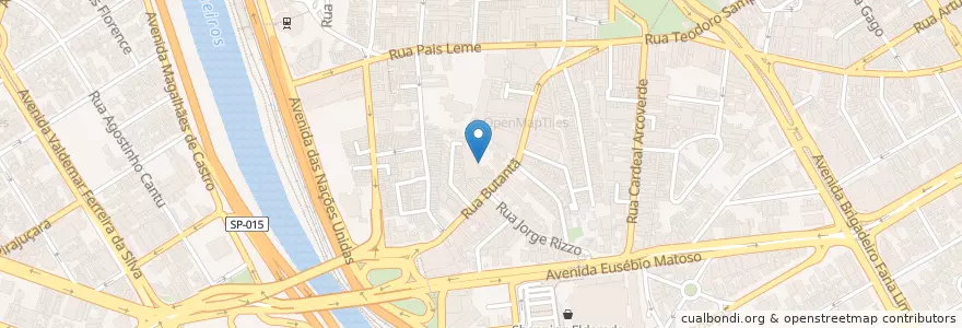Mapa de ubicacion de Rua Butantã en Brezilya, Güneydoğu Bölgesi, Сан Паулу, Região Geográfica Intermediária De São Paulo, Região Metropolitana De São Paulo, Região Imediata De São Paulo, Сан Паулу.