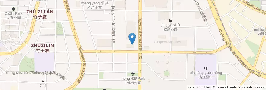 Mapa de ubicacion de 維成牙醫診所 en تایوان, 新北市, تایپه, 中山區.