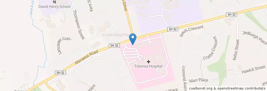 Mapa de ubicacion de Te Wananga O Aotearoa Early Learning Centre en 뉴질랜드, Waikato, South Waikato District.