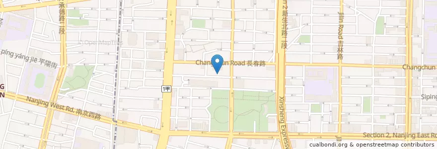 Mapa de ubicacion de 爭鮮壽司 en Tayvan, 新北市, Taipei, 中山區.