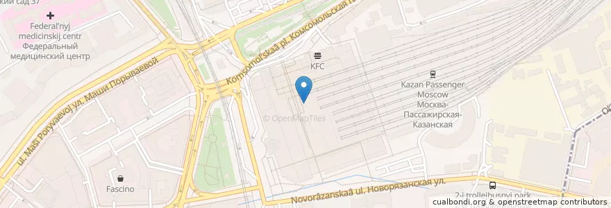 Mapa de ubicacion de Кофе Хауз en Russie, District Fédéral Central, Moscou, Центральный Административный Округ, Красносельский Район.