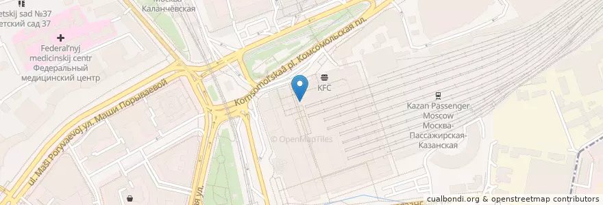 Mapa de ubicacion de Шаурмания en Rusia, Центральный Федеральный Округ, Москва, Центральный Административный Округ, Красносельский Район.