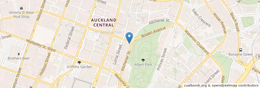 Mapa de ubicacion de Scarecrow en New Zealand, Auckland, Waitematā.