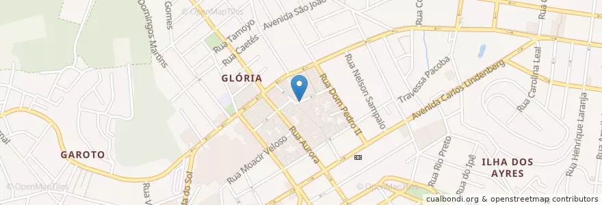 Mapa de ubicacion de BikeVV - Estação Santa Cruz en 브라질, 남동지방, 이스피리투산투, Região Geográfica Intermediária De Vitória, Região Metropolitana Da Grande Vitória, 빌라벨랴, Microrregião Vitória.