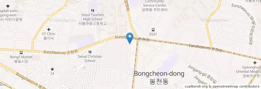Mapa de ubicacion de 서울삼성내과 en Corea Del Sur, Seúl, 관악구.