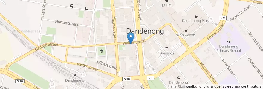 Mapa de ubicacion de Juice Engine en Avustralya, Victoria, City Of Greater Dandenong.