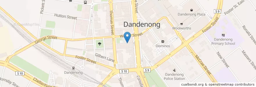 Mapa de ubicacion de Sunny Thor en Avustralya, Victoria, City Of Greater Dandenong.