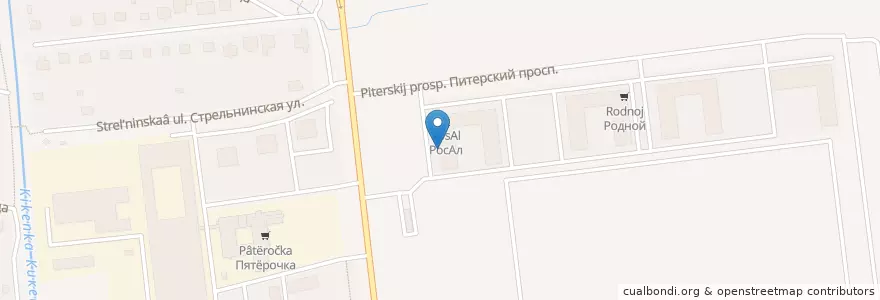 Mapa de ubicacion de Суши шоп en ロシア, 北西連邦管区, レニングラード州, Ломоносовский Район, Аннинское Городское Поселение.