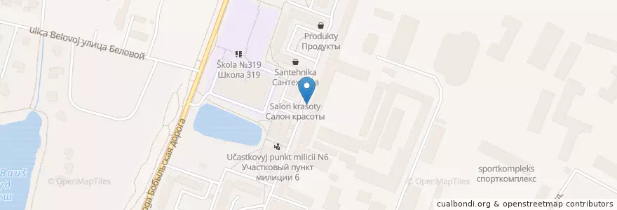 Mapa de ubicacion de П48 en ロシア, 北西連邦管区, レニングラード州, サンクト ペテルブルク, Петродворцовый Район, Петергоф.