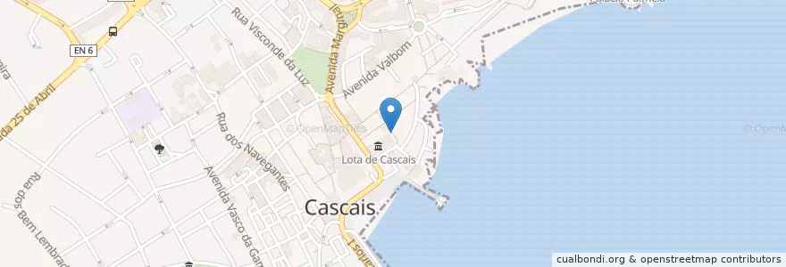 Mapa de ubicacion de Foradepe en Portugal, Área Metropolitana De Lisboa, Lissabon, Grande Lisboa, Cascais, Cascais E Estoril.
