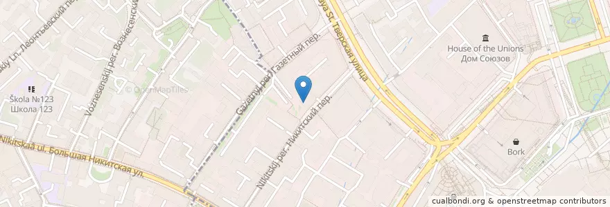 Mapa de ubicacion de Алерта en 俄罗斯/俄羅斯, Центральный Федеральный Округ, Москва, Центральный Административный Округ.