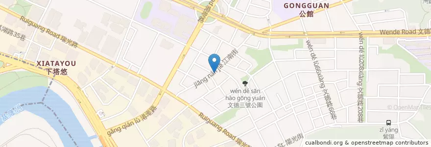 Mapa de ubicacion de 川耗子 en Tayvan, 新北市, Taipei, 內湖區.