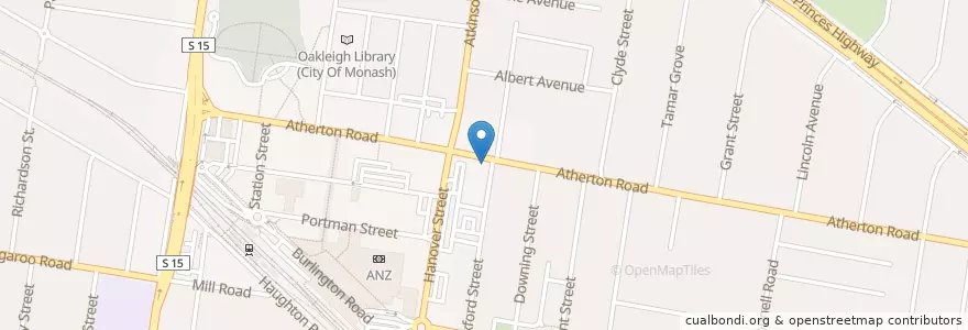 Mapa de ubicacion de Uniting Agewell en استرالیا, Victoria, City Of Monash.