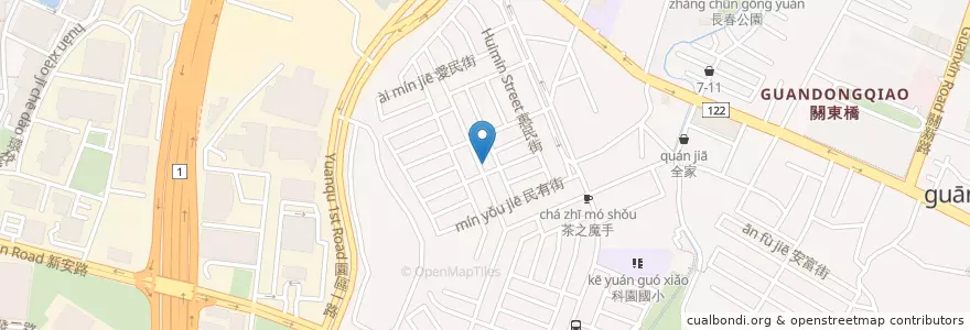Mapa de ubicacion de 私立及幼幼稚園 en Taiwan, 臺灣省, 新竹市, 東區.