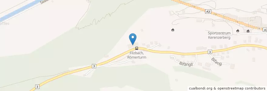 Mapa de ubicacion de Hotel RömerTurm en スイス, Glarus, Glarus Nord.