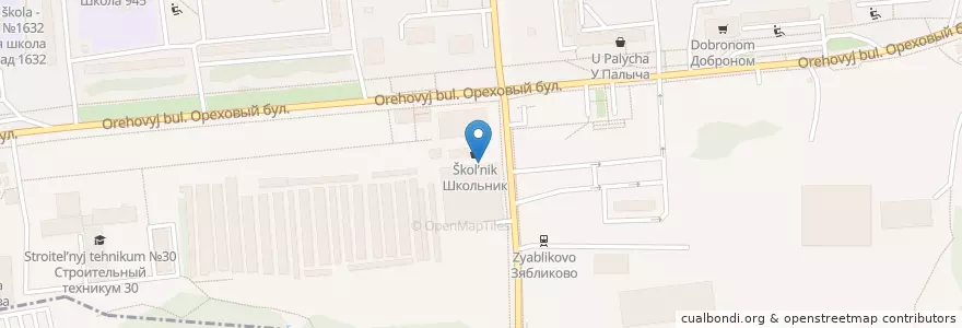 Mapa de ubicacion de Шаурма en روسیه, Центральный Федеральный Округ, Москва, Южный Административный Округ.