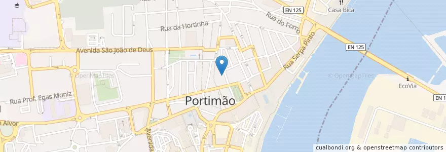 Mapa de ubicacion de Joly Braga Santos en 葡萄牙, Algarve, Algarve, Faro, Portimão, Portimão.