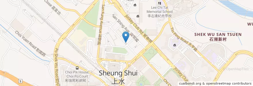 Mapa de ubicacion de 行樂軒餐廳 en 中国, 香港 Hong Kong, 广东省, 新界 New Territories, 北區 North District.