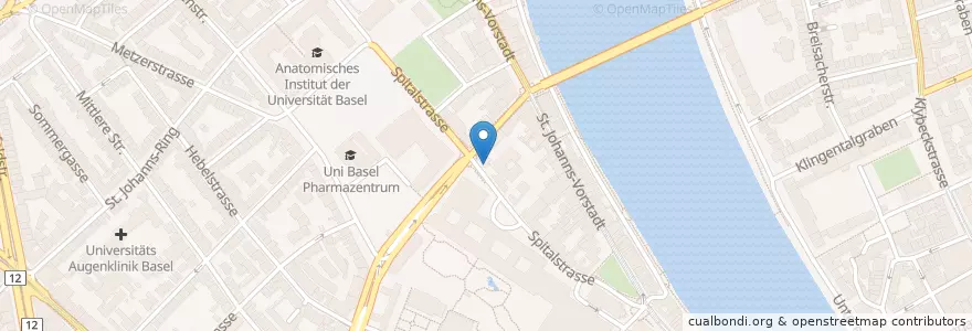 Mapa de ubicacion de The Lab en İsviçre, Basel-Stadt, Basel.