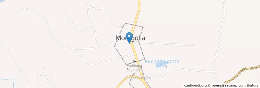 Mapa de ubicacion de Moragolla en 스리랑카, සබරගමුව පළාත, කෑගල්ල දිස්ත්‍රික්කය, Moragolla, Moragolla.