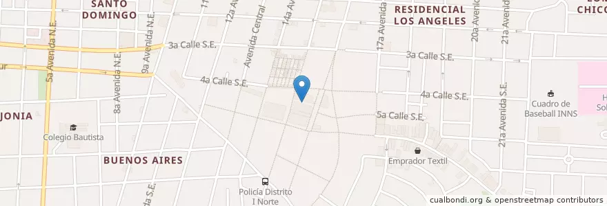 Mapa de ubicacion de Comedores en نيكاراجوا, Departamento De Managua, Managua (Municipio).