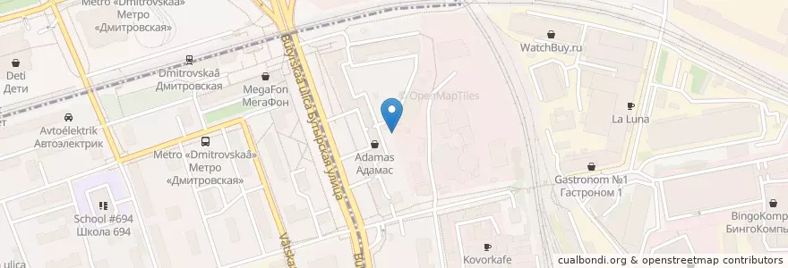 Mapa de ubicacion de Honest en روسیه, Центральный Федеральный Округ, Москва, Северный Административный Округ, Бутырский Район.