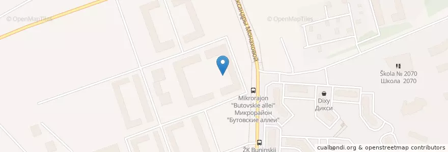 Mapa de ubicacion de Асма en Rússia, Distrito Federal Central, Москва, Новомосковский Административный Округ, Поселение Сосенское.