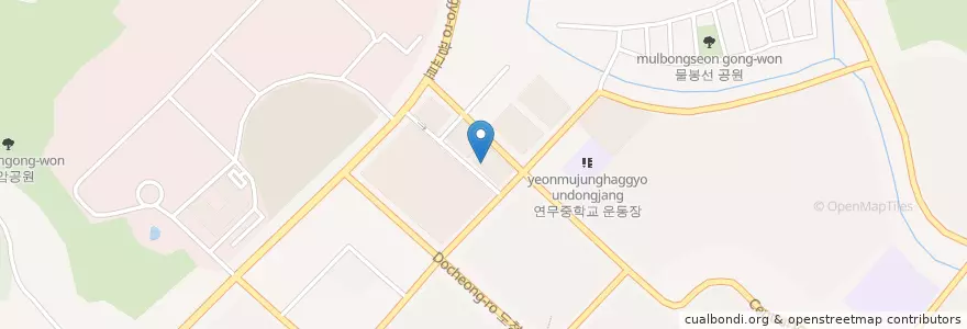 Mapa de ubicacion de 북창동순두부 en Coreia Do Sul, Gyeonggi, 수원시, 영통구.