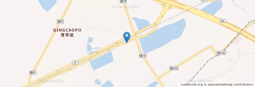 Mapa de ubicacion de 17KM en 臺灣, 桃園市, 新屋區.