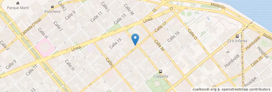 Mapa de ubicacion de Don Bello en كوبا, La Habana, Plaza De La Revolución.