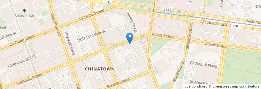 Mapa de ubicacion de StoryVille en Australië, Victoria, City Of Melbourne.