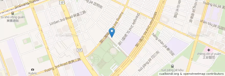 Mapa de ubicacion de Purple Bell en Taiwan, Kaohsiung, Qianzhen District.