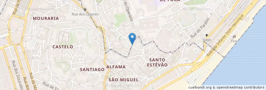 Mapa de ubicacion de Copenhagen Coffee Lab en ポルトガル, Lisboa, Grande Lisboa, リスボン, Santa Maria Maior.
