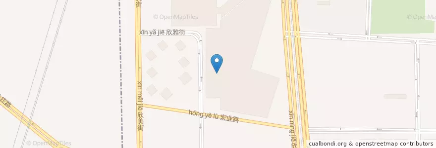 Mapa de ubicacion de 西提厚牛排 en 中国, 北京市, 河北省, 大兴区.