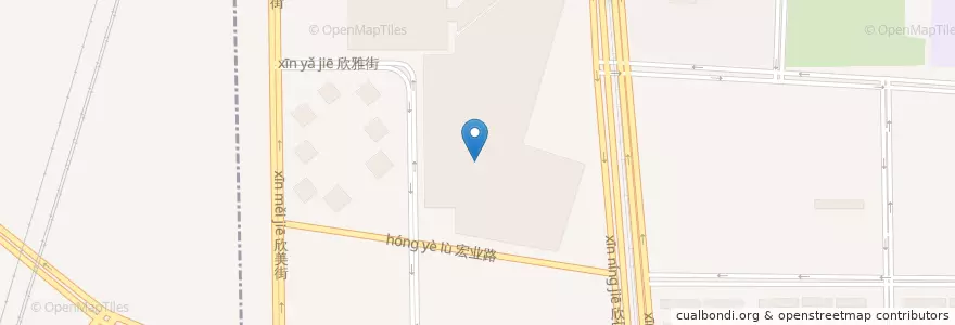 Mapa de ubicacion de 哈根达斯 en China, Peking, Hebei, 大兴区.
