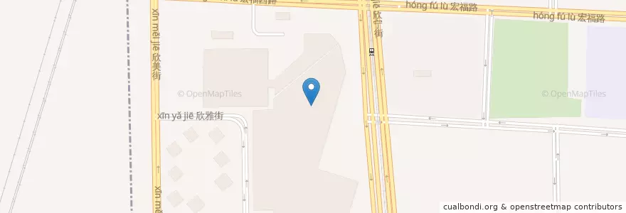 Mapa de ubicacion de 西十二街牛排 en China, Beijing, Hebei, 大兴区.