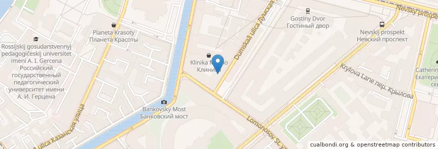 Mapa de ubicacion de Duma en ロシア, 北西連邦管区, レニングラード州, サンクト ペテルブルク, Центральный Район, Округ № 78.