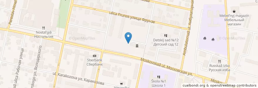 Mapa de ubicacion de Многофункциональный центр по предоставлению государственных и муниципальных услуг Можайского муниципального района en Rusia, Distrito Federal Central, Óblast De Moscú, Можайский Городской Округ.