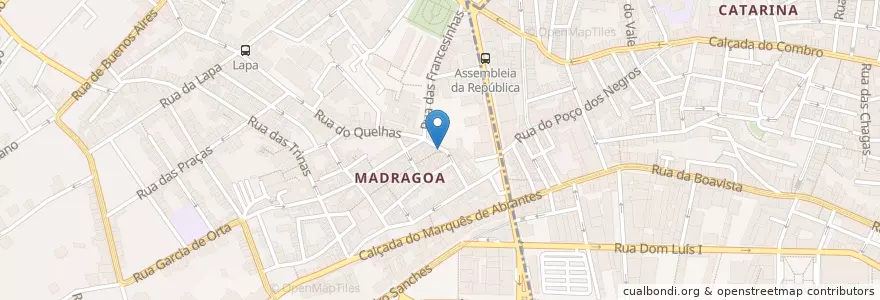 Mapa de ubicacion de Conserva-te en ポルトガル, Área Metropolitana De Lisboa, Lisboa, Grande Lisboa, リスボン, Estrela.