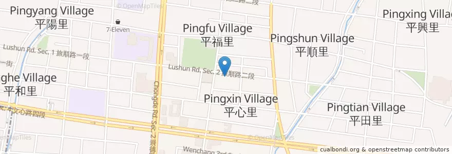 Mapa de ubicacion de 小巨匠幼兒園 en Tayvan, Taichung, 北屯區.