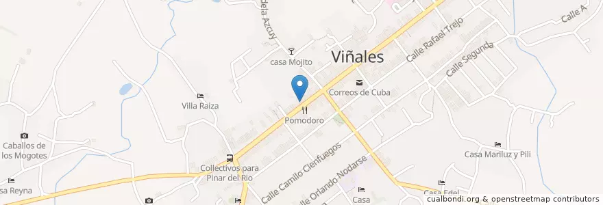 Mapa de ubicacion de Tripical Plus en Küba, Pinar Del Río, Viñales.