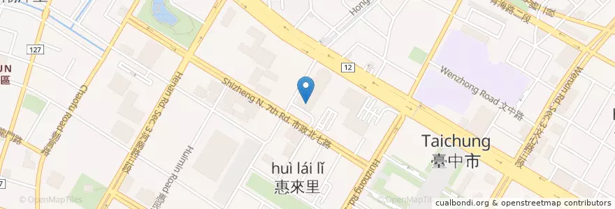 Mapa de ubicacion de BAKE CHEESE TART起士塔 en تايوان, تاي شانغ, 西屯區.