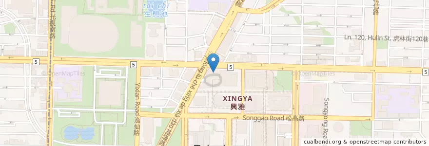 Mapa de ubicacion de 宇宙客 市府捷運店 en Taiwan, 新北市, Taipei, 信義區.