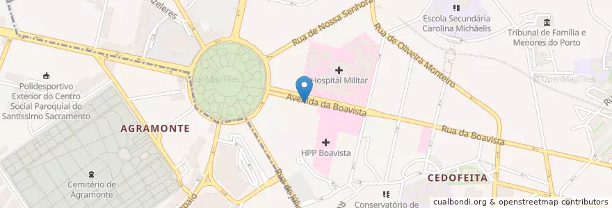Mapa de ubicacion de Esli Empark Brasília en 포르투갈, 노르트 지방, Área Metropolitana Do Porto, 포르투, Porto, Cedofeita, Santo Ildefonso, Sé, Miragaia, São Nicolau E Vitória.