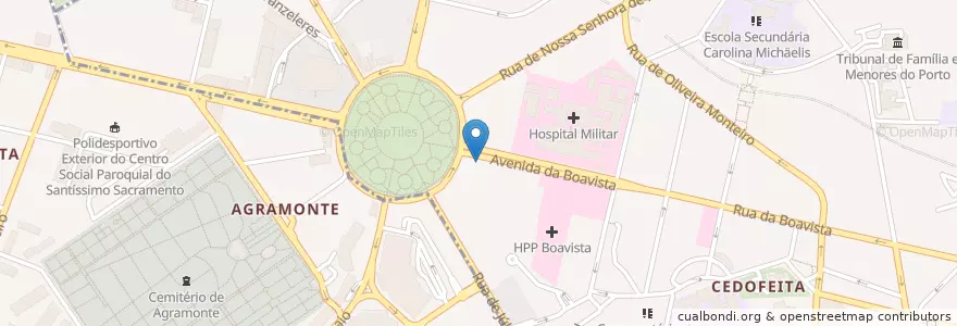 Mapa de ubicacion de Restaurante Churrascão Gaúcho en Portugal, Norte, Área Metropolitana Do Porto, Porto, Porto, Cedofeita, Santo Ildefonso, Sé, Miragaia, São Nicolau E Vitória.