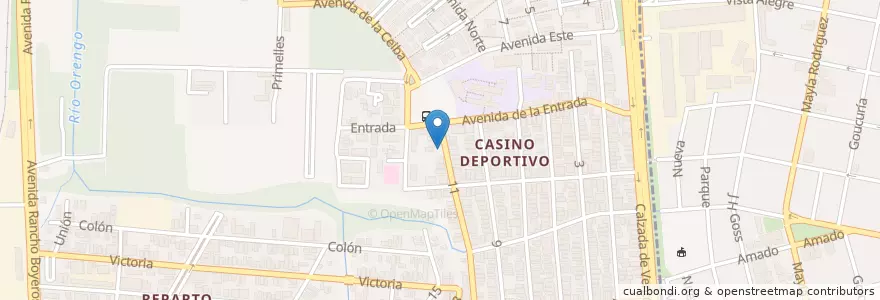 Mapa de ubicacion de Casita de FIESTA!!! en 쿠바, La Habana, Cerro.