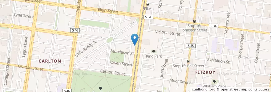 Mapa de ubicacion de Smile In The City en استرالیا, Victoria.